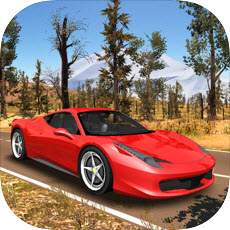 Offroad 4x4 car driving Mountain